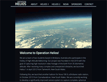 Tablet Screenshot of operationhelios.com